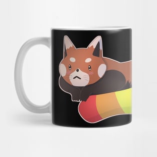 Gay Pride Red Panda Mug